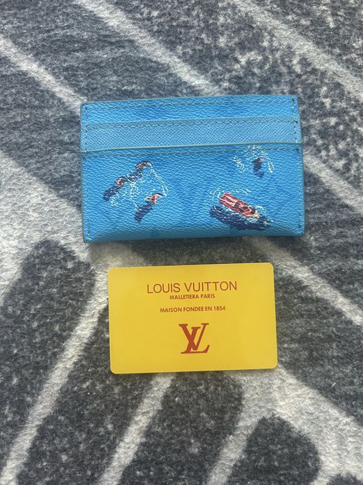 louis vuitton card holder чисто нов