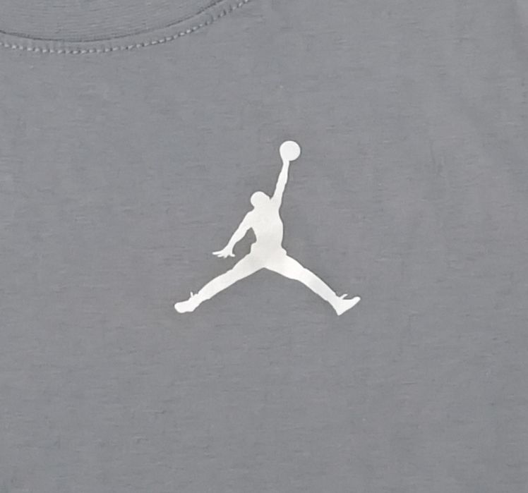 Jordan AIR Nike Tee оригинална тениска ръст 163-175см Джордан Найк сива фланелка памук спорт