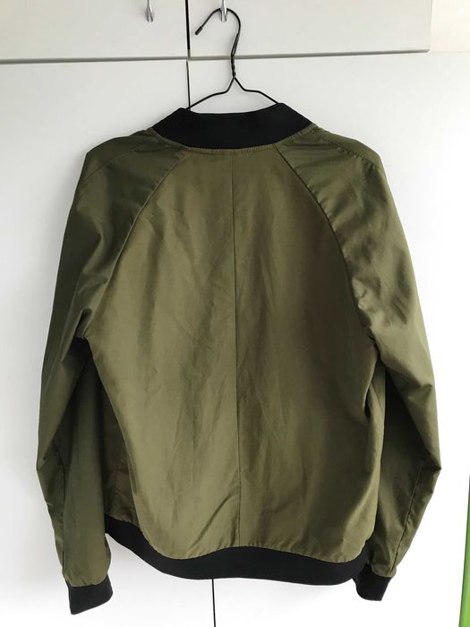 Jachetă bărbătească verde subțire Nike geacă bomber din SUA