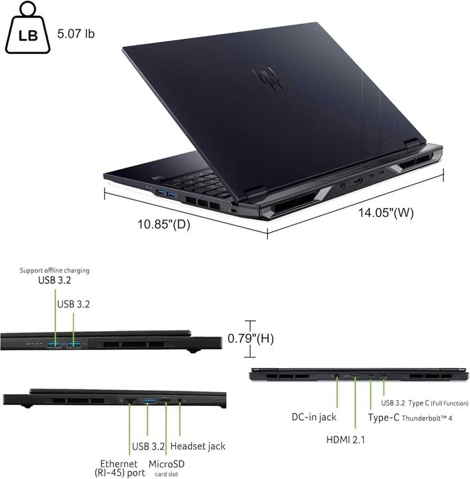 Acer Predator Helios Neo 16 AI Ultra 9 275HX 64GB 2TB RTX 5070 Ti 12GB