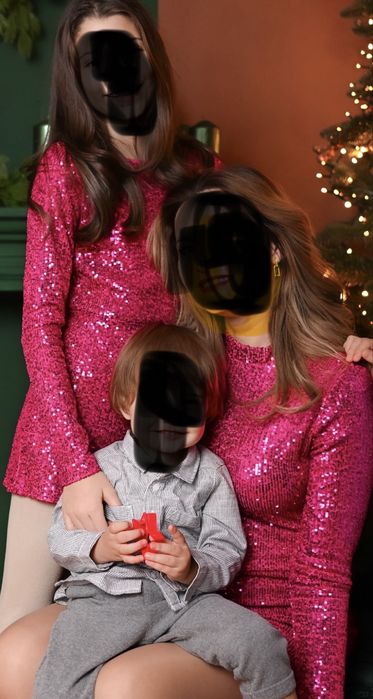 Salopete mama-fiica Mango marime M si 10-12ani