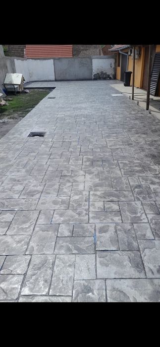 Beton amprentat  durabil