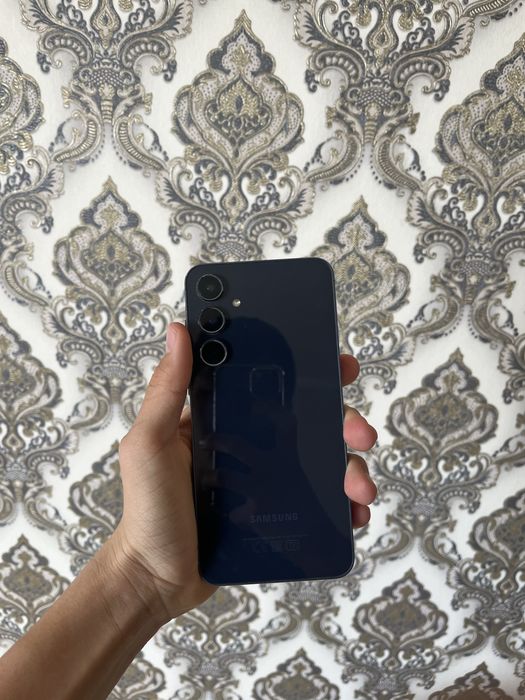 Самсунг А 55 темний синий