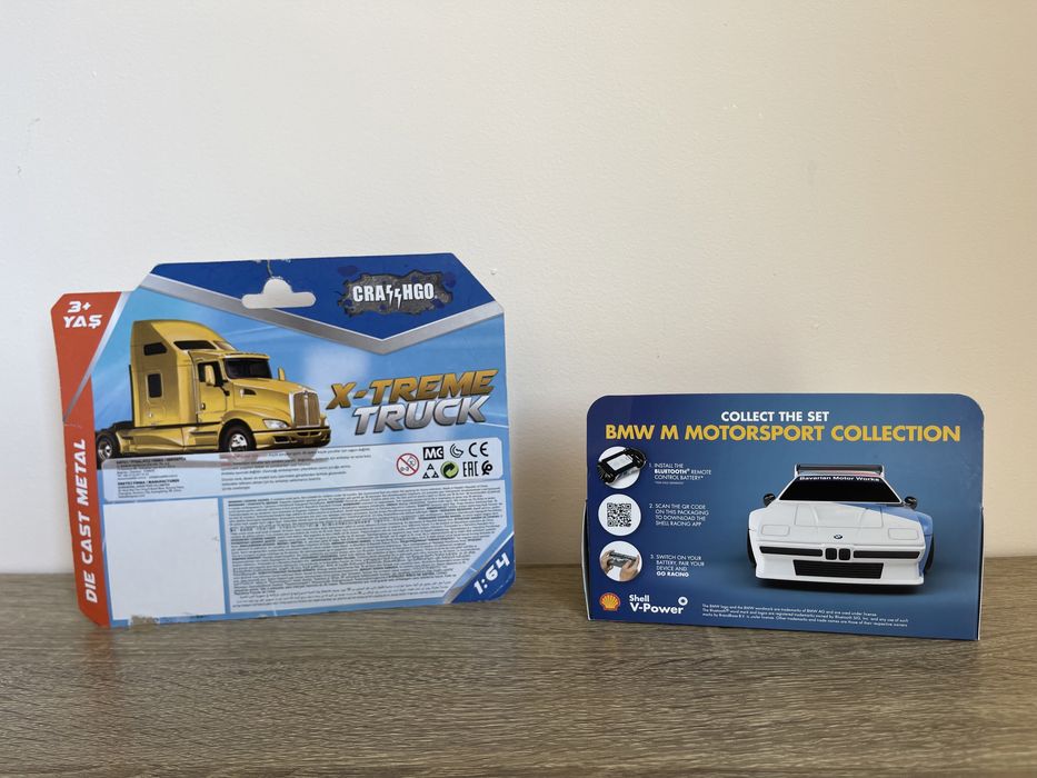 Hot wheels метални модели/коли, shell bmw m1, камион Advan, скейтборд от Mcdonald’s