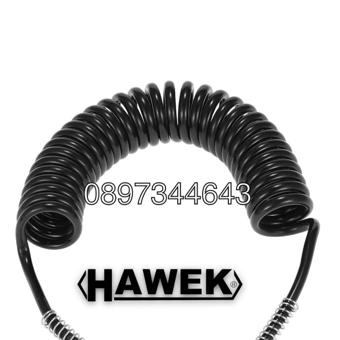 Полиуретанов спирален маркуч с бързи връзки 15м-8х12мм HAWEK