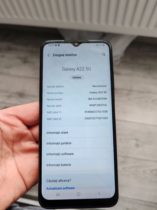 Samsung a22 5 g impecabil