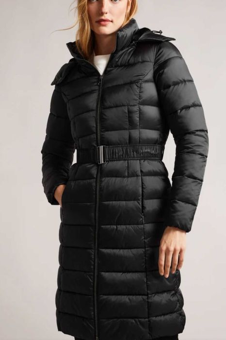 Дамско Дълго Потплатено Палто "Ted Baker" Alice-Black Coats & Jackets