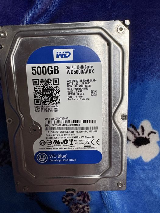 Продам жесткий диск на 500 гигабайтов
