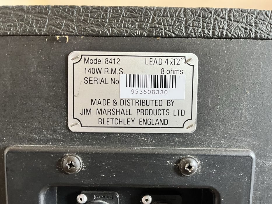 Кабинет за китара,  Marshall 8412  4x12 (140W)