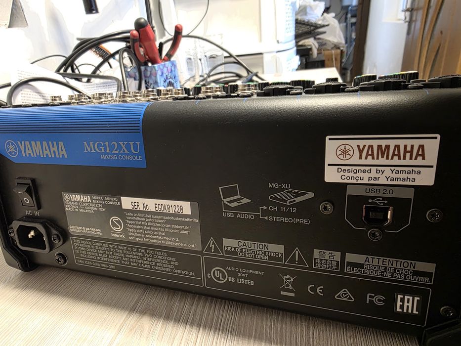 Mixer Audio Yamaha MG12XU - Stare Excelentă / Efecte SPX / USB