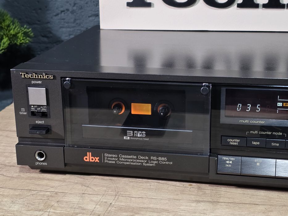 Casetofon deck TECHNICS RS-B85, 3 head, DBX cap amorphous head AX, made in Japan