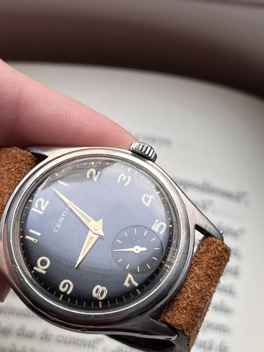 Ceas Certina militar de colectie  mecanic (Omega)