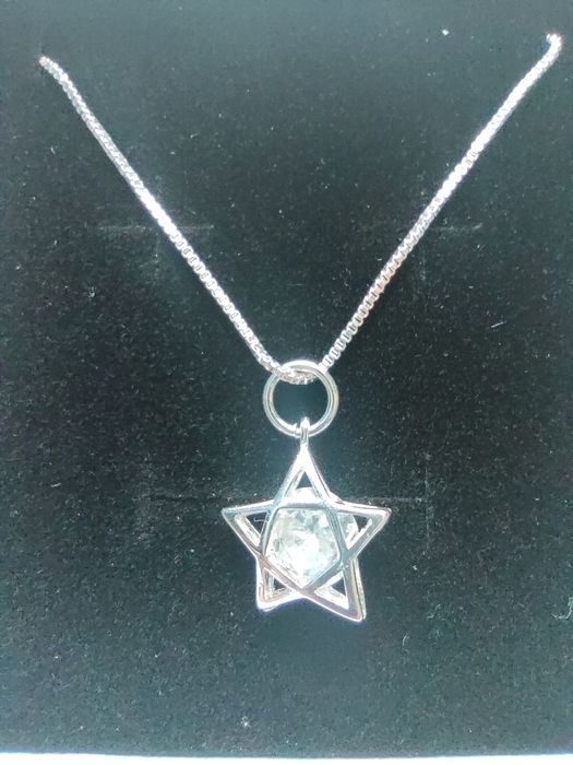 Сребърно колие Star с печат 925