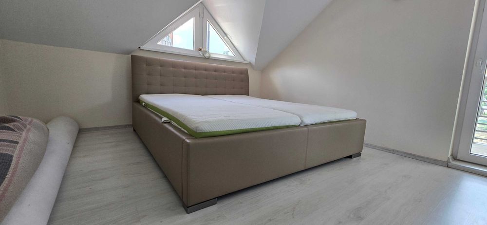 Pat matrimonial premium 180x200 cu saltea și somieră