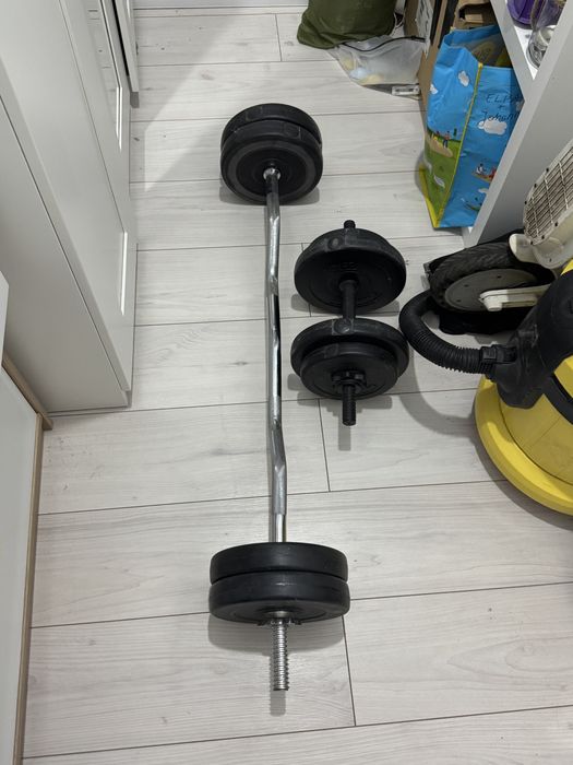 Bara z+gantera cu discuri