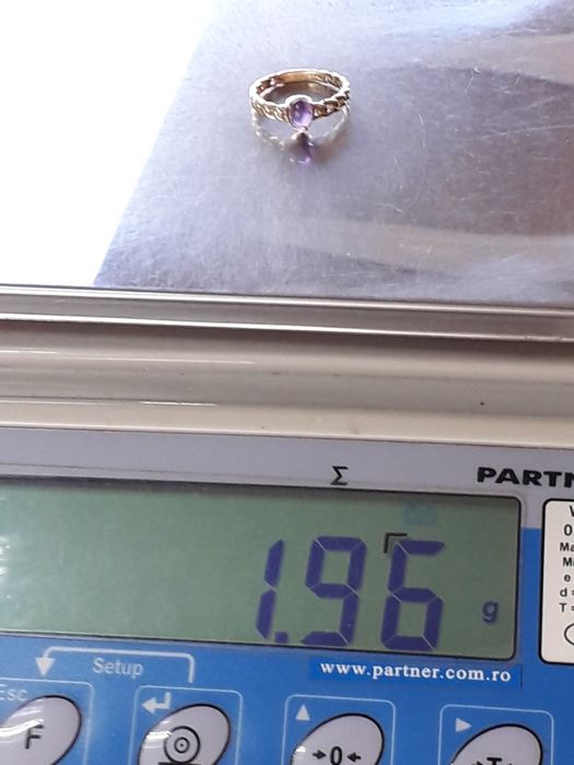 Inel din aur de 14k cu Ametist!