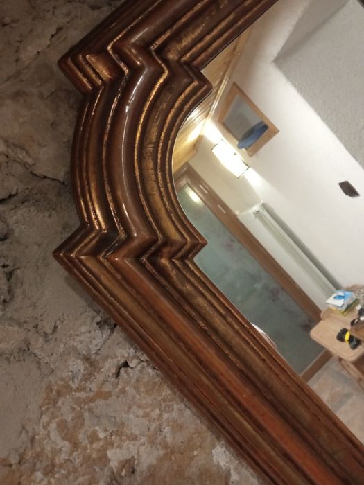 Огледало дъб винтидж