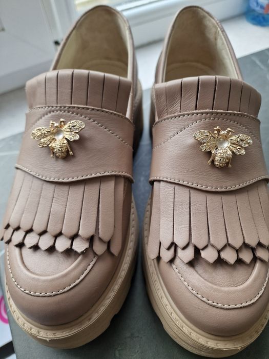 Pantofi mocasini loafers de piele