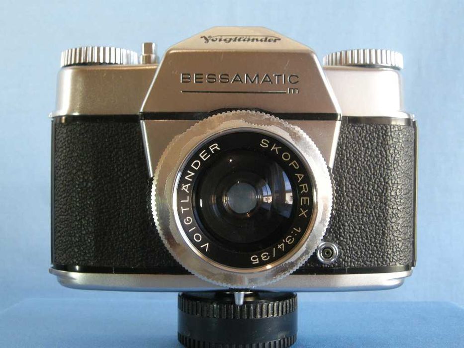 Voigtlander bassamatic m skoparex 3.4 45, aparat foto clasic srl film