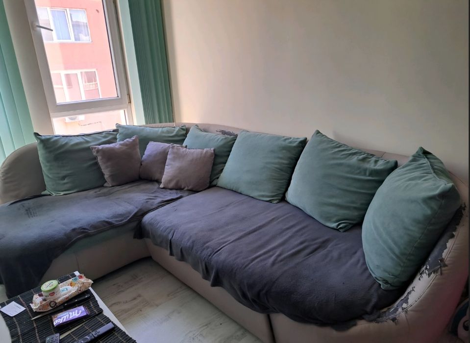 Разтегателен Диван без гаранция с щети