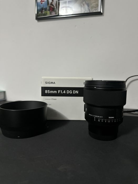 Obiectiv Sigma 85mm F1.4 DG DN Art Sony FE ca nou