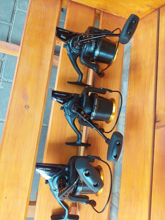 Set 3 mulinete crap/feeder ms range prime x-fast 8000
