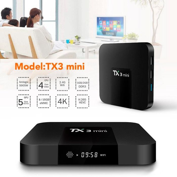 Tanix TX3 Mini android tv box 

Texnik ko'rsatkichlari: Protsessor (CP