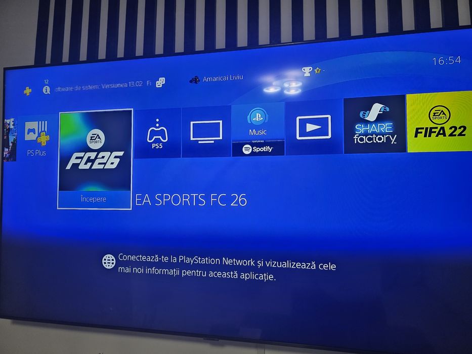 PS 4, 1TB + FC26