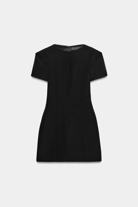 Черна мини рокля Zara