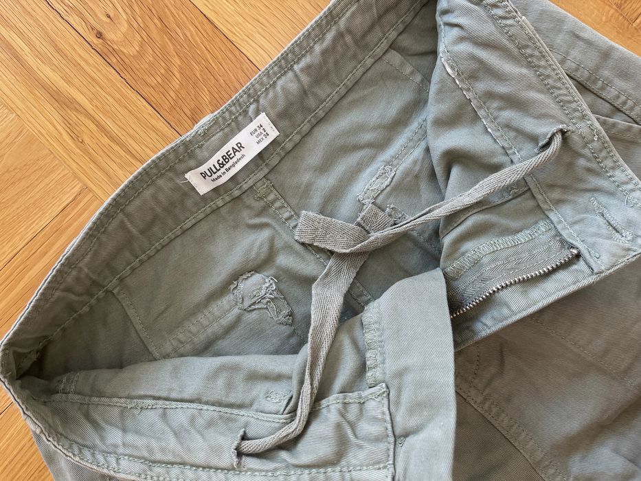 Straight leg Cargo зелени дънки