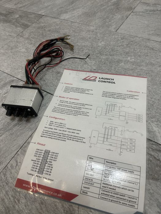 Launch control LD performance