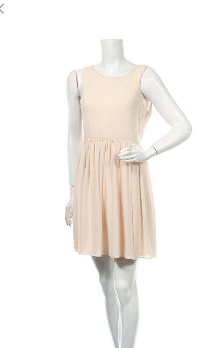 Рокля екрю, размер М