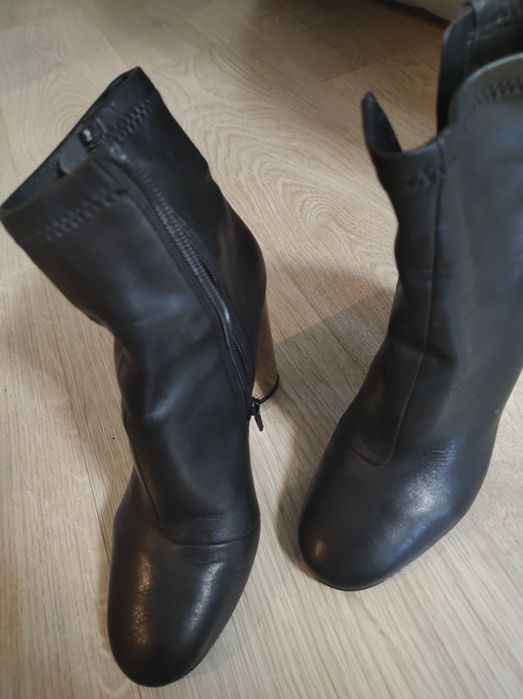 Ботильоны из натуральной кожи