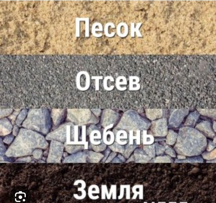 Песок.щебень.отсев