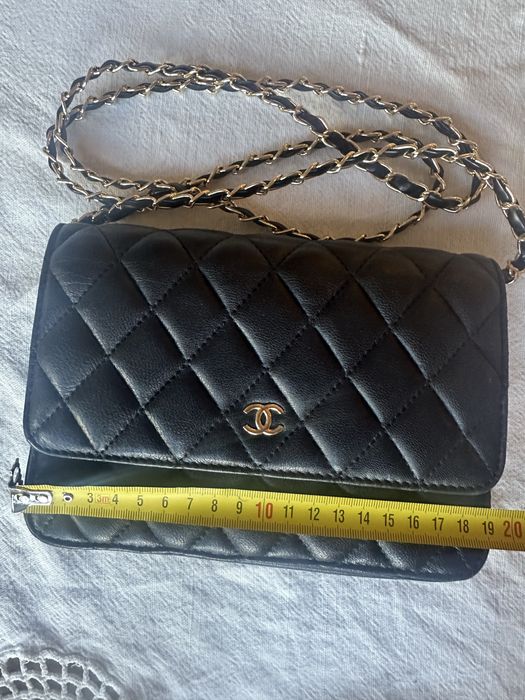 чанта chanel woc естествена кожа