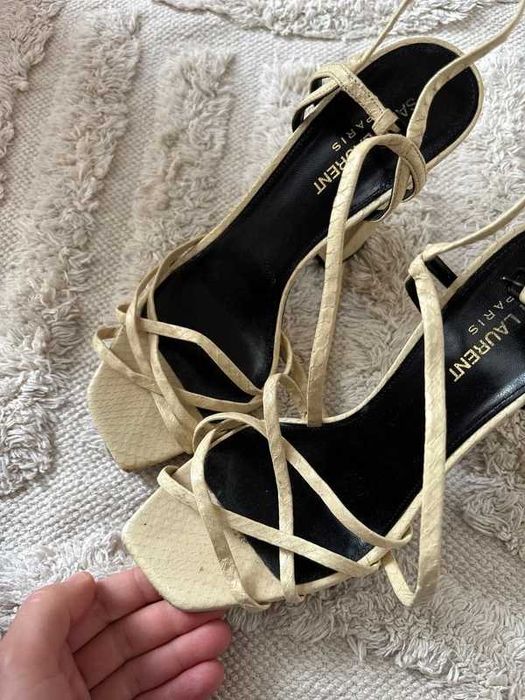 Saint Laurent Original Size 38.5 100% Кожа питон