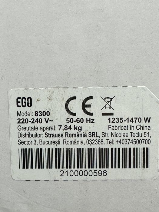 Espressor automat EGO Slim, 1470W, 19 bar, Touch display, Autocuratare