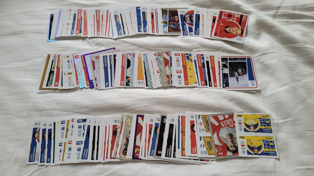 Album Topps Euro 2024 completat in proportie de 62%