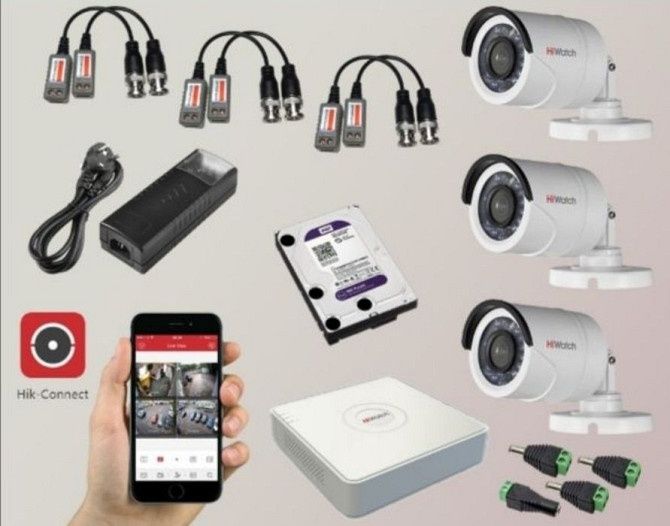 Установка камеры видеонаблюдения и домофона