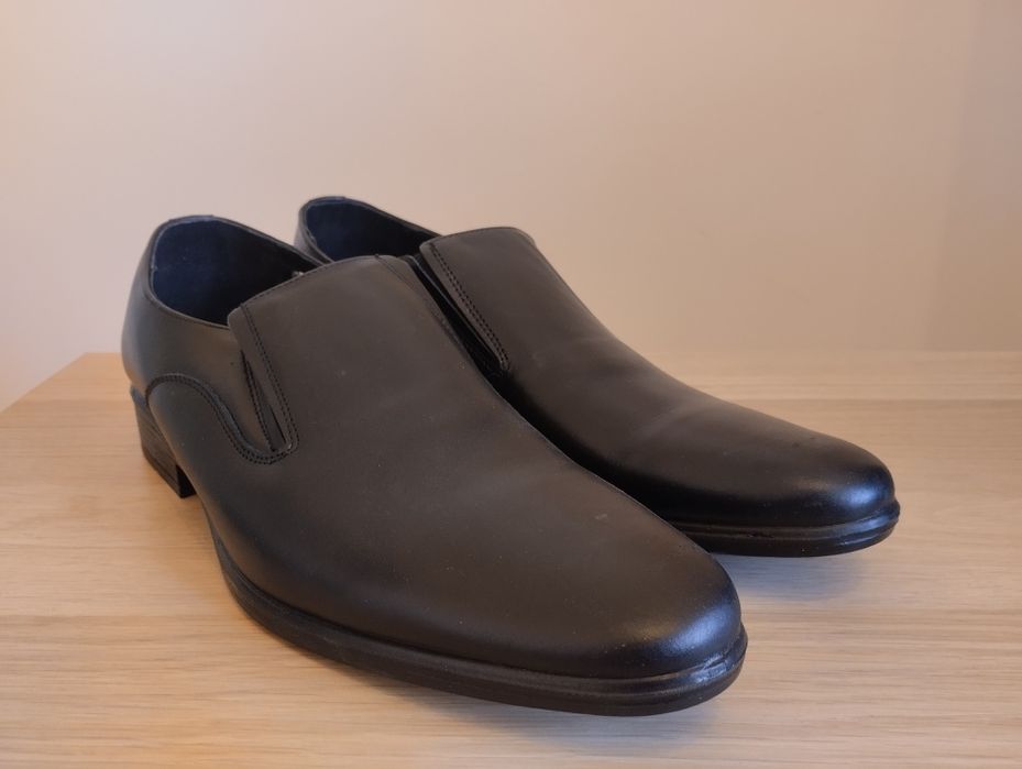 Туфли летние черные