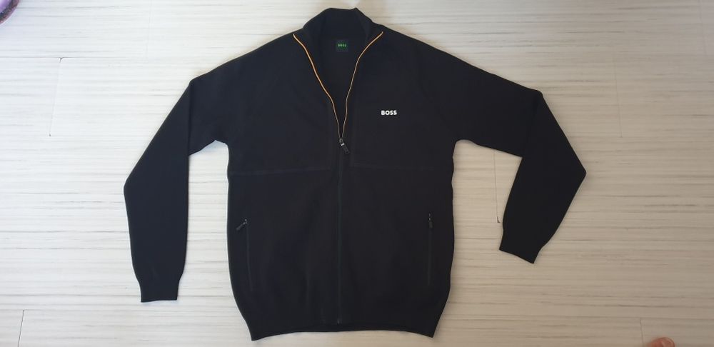 Hugo Boss  Full Zip Cotton Knit S M L 2XL НОВО ОРИГИНАЛ Мъжки  Жилетки