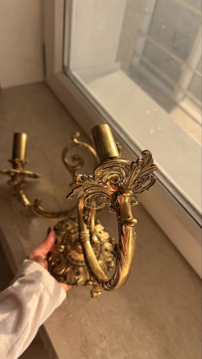 Красивые бра латунь