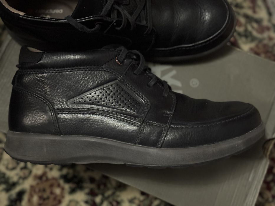 Мужские ботинки CLARKS натуральная кожа