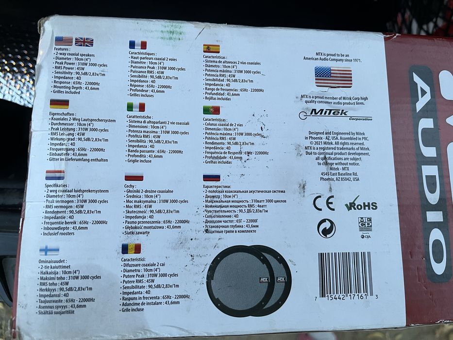 Vand set boxe auto