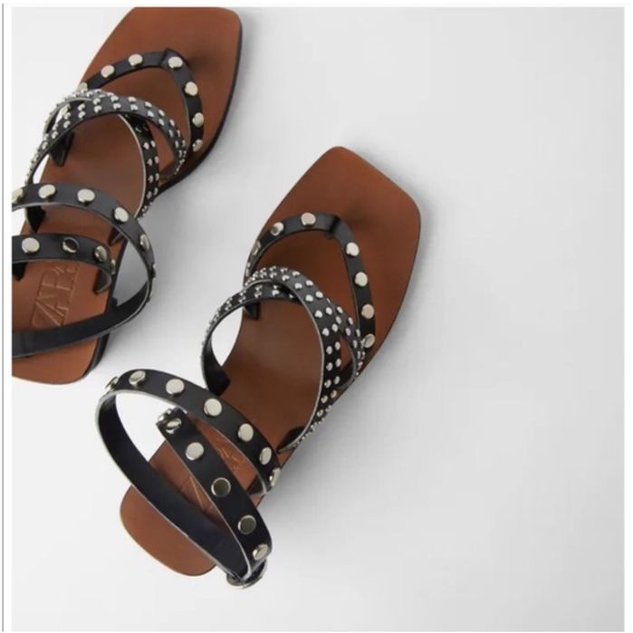 Sandale zara din piele