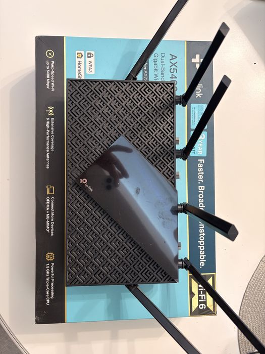 Vand router TP Link AX5400 Wifi 6