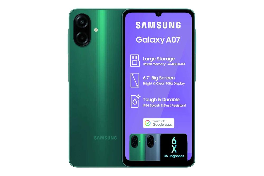 Samsung A07 EAC 4/64 новый не активированый
