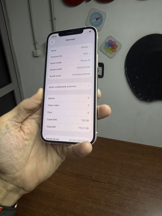 Vand Iphone 12 128Gb White