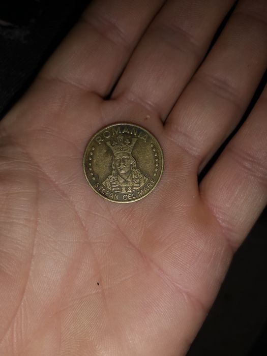 Moneda 20 de lei 1993 cu Stefan cel mare