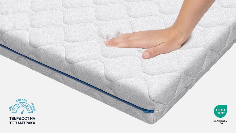 Топ матрак 2 в 1 Maximus от Sleepy, 10 см